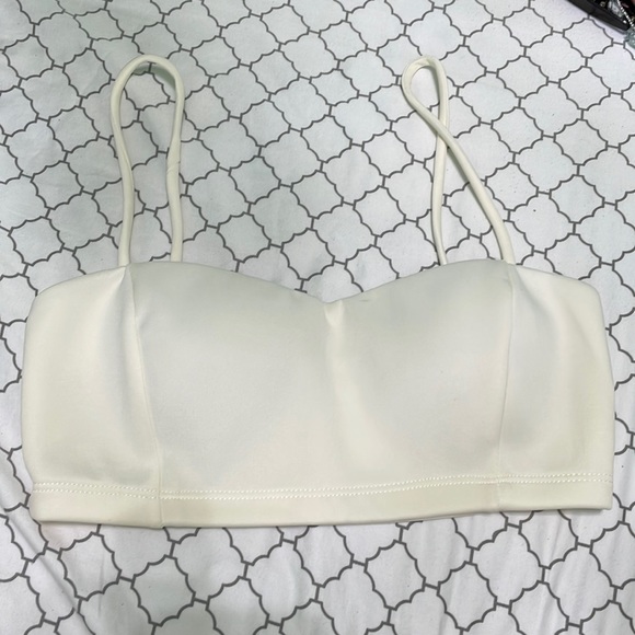 Cream Crop Top NWT - Picture 1 of 4